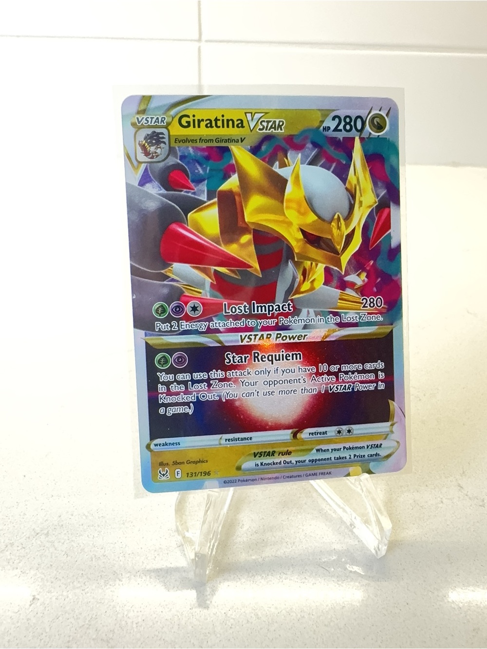 Pokemon TCG Card -  Giratina VSTAR #131 Pokemon Lost Origin
